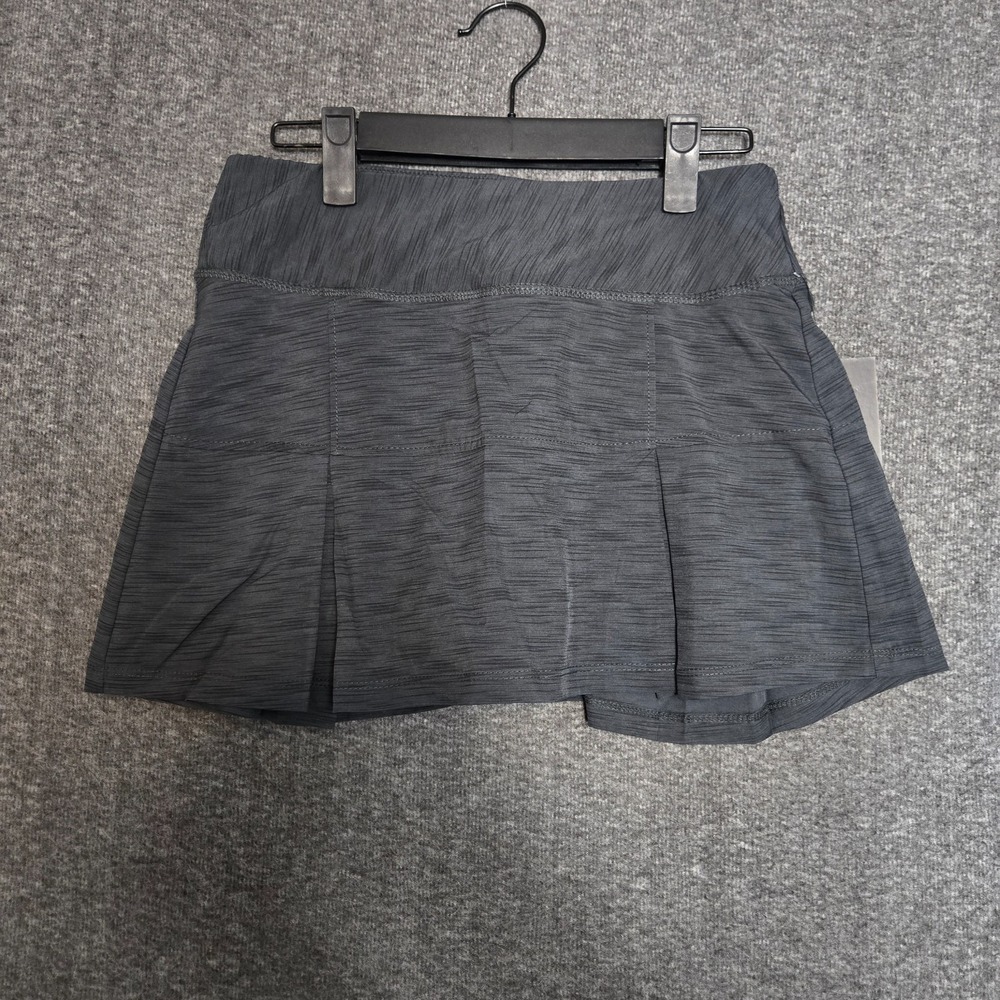 Etonic Athletic Women's Core Pleated Woven‎ Skort Black Space Dye Sz SX Tennis